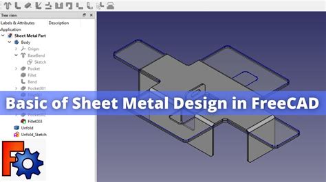 sheet metal freecad|free sheet metal templates.